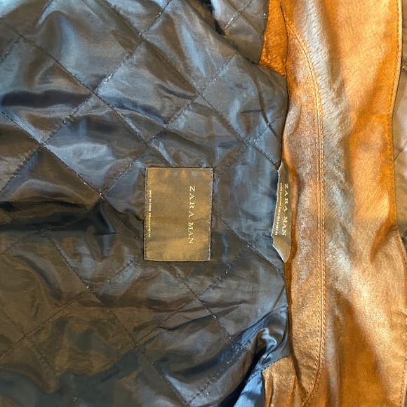 Zara Brown Trucker Jacket - Picture 3 of 7